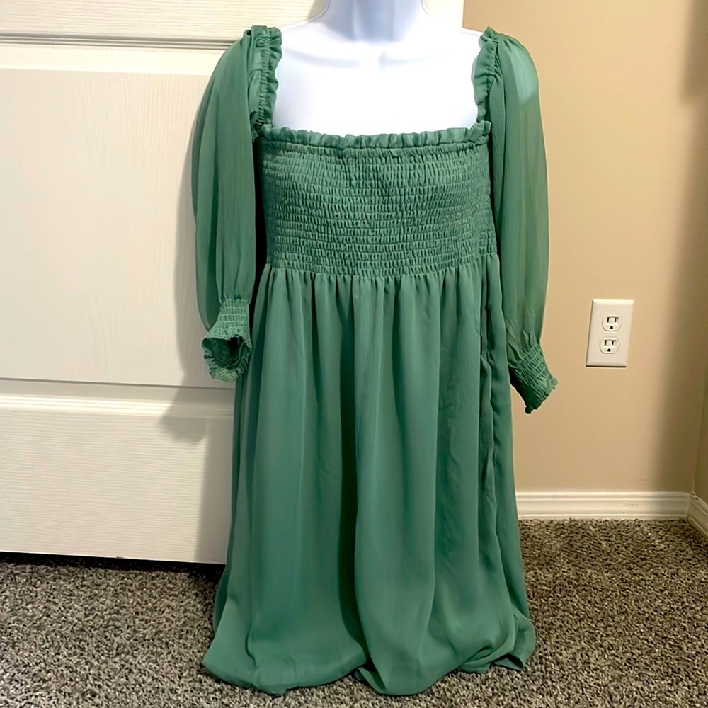 Off The Shoulder Chiffon Dress